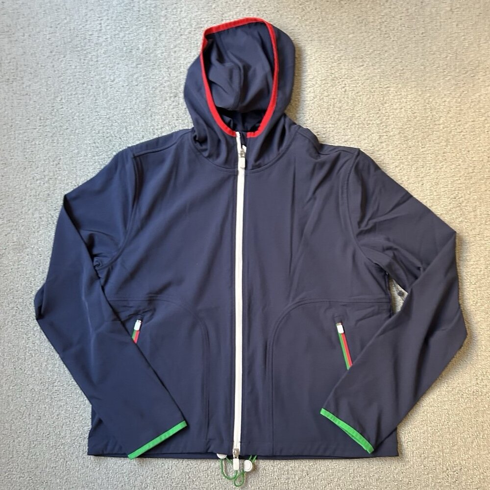 G/Fore Golf Whisper Stretch Jacket Womens Twilight New Zip Up Blue Size Medium